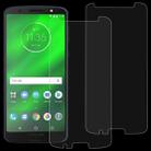 2 PCS 0.26mm 9H 2.5D Tempered Glass Film for Motorola Moto G6 Plus - 1