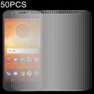50 PCS 0.26mm 9H 2.5D Tempered Glass Film for Motorola Moto E5 - 1