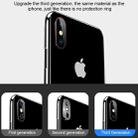 For iPhone XS Max 10pcs Titanium Alloy Metal Camera Lens Protector Tempered Glass Film(Silver) - 6