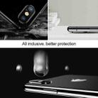 For iPhone XS Max Titanium Alloy Metal Camera Lens Protector Tempered Glass Film(Silver) - 10