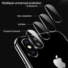 For iPhone XS Max Titanium Alloy Metal Camera Lens Protector Tempered Glass Film(Silver) - 11