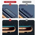 For iPhone XS Max 25pcs Titanium Alloy Edge Full Coverage Front + Back Tempered Glass Screen Protector (Red) - 8