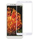 0.26mm 9H 2.5D Anti-scratch Silk-screen Tempered Glass Full Screen Film for Huawei Y6 (2018) (White) - 1