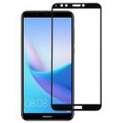 0.26mm 9H 2.5D Anti-scratch Silk-screen Tempered Glass Full Screen Film for Huawei Nova 2 Lite / Y7 Prime (2018)(Black) - 1