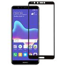 0.26mm 9H 2.5D Anti-scratch Silk-screen Tempered Glass Full Screen Film for Huawei Y9 (2018) (Black) - 1