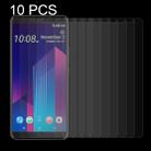 10 PCS for HTC U11+ 0.26mm 9H Surface Hardness 2.5D Curved Edge Tempered Glass Screen Protector - 1