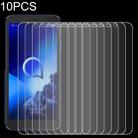 10 PCS 9H 2.5D (2019) Non-Full Screen Tempered Glass Film For Alcatel 1V - 1