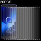 50 PCS For Alcatel 1X (2019) 2.5D Non-Full Screen Tempered Glass Film - 1