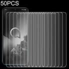 50 PCS For Alcatel 3 2.5D Non-Full Screen Tempered Glass Film - 1
