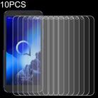 10 PCS 9H 2.5D Non-Full Screen Tempered Glass Film For Alcatel U5 - 1