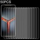 50 PCS For ASUS ROG Phone 2 (ZS660KL) 2.5D Non-Full Screen Tempered Glass Film - 1