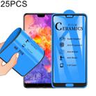 25 PCS 2.5D Full Glue Full Cover Ceramics Film For Huawei P20 Pro - 1