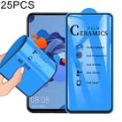 25 PCS 2.5D Full Glue Full Cover Ceramics Film for Huawei Nova 5i Pro / Mate 30 Lite - 1