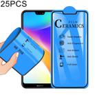 25 PCS 2.5D Full Glue Full Cover Ceramics Film for Huawei P20 Lite / Nova 3e - 1