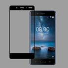 For Nokia 8 0.26mm 9H 3D Explosion-proof Full Screen Heat Bending Tempered Glass Screen Film(Black) - 1