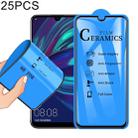 25 PCS 2.5D Full Glue Full Cover Ceramics Film for Huawei Y7 (2019) / Y7 Pro (2019) / Y7 Prime - 1