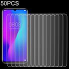 50 PCS For DOOGEE Y9 Plus 2.5D Non-Full Screen Tempered Glass Film - 1
