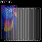 50 PCS For HTC WILDFIRE X 2.5D Non-Full Screen Tempered Glass Film - 1