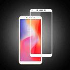 mocolo 0.33mm 9H 2.5D Silk Print Tempered Glass Film for Xiaomi Redmi 6 (White) - 1