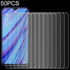 50 PCS For OPPO A5 / A9 (2020) / A56 5G 9H 2.5D Screen Tempered Glass Film - 1
