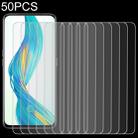 50 PCS For OPPO Realme XT 9H 2.5D Screen Tempered Glass Film - 1