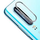 Scratchproof Mobile Phone Metal Rear Camera Lens Ring + Rear Camera Lens Protective Film Set for Huawei P30 (Silver) - 1