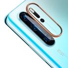 Scratchproof Mobile Phone Metal Rear Camera Lens Ring + Rear Camera Lens Protective Film Set for Huawei P30 Pro (Orange) - 1