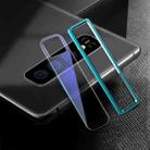 Scratchproof Mobile Phone Metal Rear Camera Lens Ring + Rear Camera Lens Tempered Protective Film Set for Samsung Galaxy S10+ (Blue) - 1