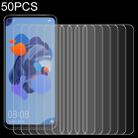 50 PCS For Huawei nova 5i Pro 9H 2.5D Screen Tempered Glass Film - 1
