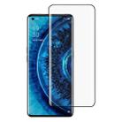 For OPPO Find X2 9H HD 3D Curved Edge Tempered Glass Film (Black) - 1