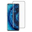 For OPPO Find X2 Pro 9H HD 3D Curved Edge Tempered Glass Film (Black) - 1