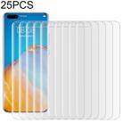 25 PCS For Huawei P40 Pro 9H HD 3D Curved Edge Tempered Glass Film (Transparent) - 1