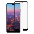 9H Silk Print Full Screen Tempered Glass Film for Huawei P20 - 1