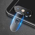 10 PCS For Xiaomi Mi A2 Lite 2.5D Transparent Rear Camera Lens Protector Tempered Glass Film - 1