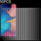 For Samsung Galaxy A20 50 PCS 0.26mm 9H 2.5D Tempered Glass Film - 1
