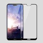 MOFI 0.3mm 9H Surface Hardness 3D Curved Edge Tempered Glass Film for Nokia X6(Black) - 1