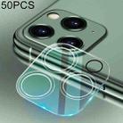 For iPhone 12 Pro 50pcs HD Rear Camera Lens Protector Tempered Glass Film - 1