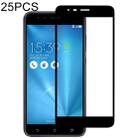 25 PCS Full Glue Full Screen Tempered Glass Film for Asus ZOOM 3 ZE553KL - 1