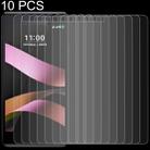 10 PCS 0.26mm 9H 2.5D Tempered Glass Film for LG X Style - 1