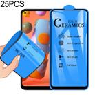 25 PCS For Samsung Galaxy A11 / M11 / Motorola Moto G8 2.5D Full Glue Full Cover Ceramics Film - 1