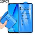 25 PCS For Huawei P40 Lite 2.5D Full Glue Full Cover Ceramics Film - 1