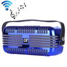 LZ E27 DC 5V Portable Wireless Speaker with Hands-free Calling, Support USB & TF Card & 3.5mm Aux(Blue) - 1