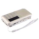 Y-896 Portable Stereo LCD Digital FM AM Radio Speaker, Rechargeable Li-ion Battery, Support Micro TF Card / USB / MP3 Player - 4
