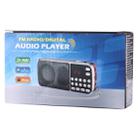 Y-501 Portable  Hi-Fi FM AM Radio Speaker, Rechargeable Li-ion Battery, LED Light, Support Micro TF Card / USB / MP3 Player - 7