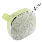 X25 Portable Fabric Design Bluetooth Stereo Speaker with Built-in MIC, Support Hands-free Calls & TF Card & AUX IN, Bluetooth Distance: 10m(Green) - 1