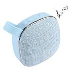 X25 Portable Fabric Design Bluetooth Stereo Speaker with Built-in MIC, Support Hands-free Calls & TF Card & AUX IN, Bluetooth Distance: 10m(Blue) - 1