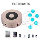 A8 Portable Stereo Bluetooth Speaker Built-in MIC, Support Hands-free Calls / TF Card / AUX IN(Gold) - 8