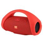 BOOMS BOX MINI E10 Splash-proof Portable Bluetooth V3.0 Stereo Speaker with Handle, for iPhone, Samsung, HTC, Sony and other Smartphones (Red) - 1