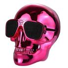 Sunglasses Skull Bluetooth Stereo Speaker, for iPhone, Samsung, HTC, Sony and other Smartphones (Red) - 1