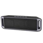 SC208 Multifunctional Card Music Playback Bluetooth Speaker, Support Handfree Call & TF Card & U-disk & AUX Audio & FM Function(Grey) - 1